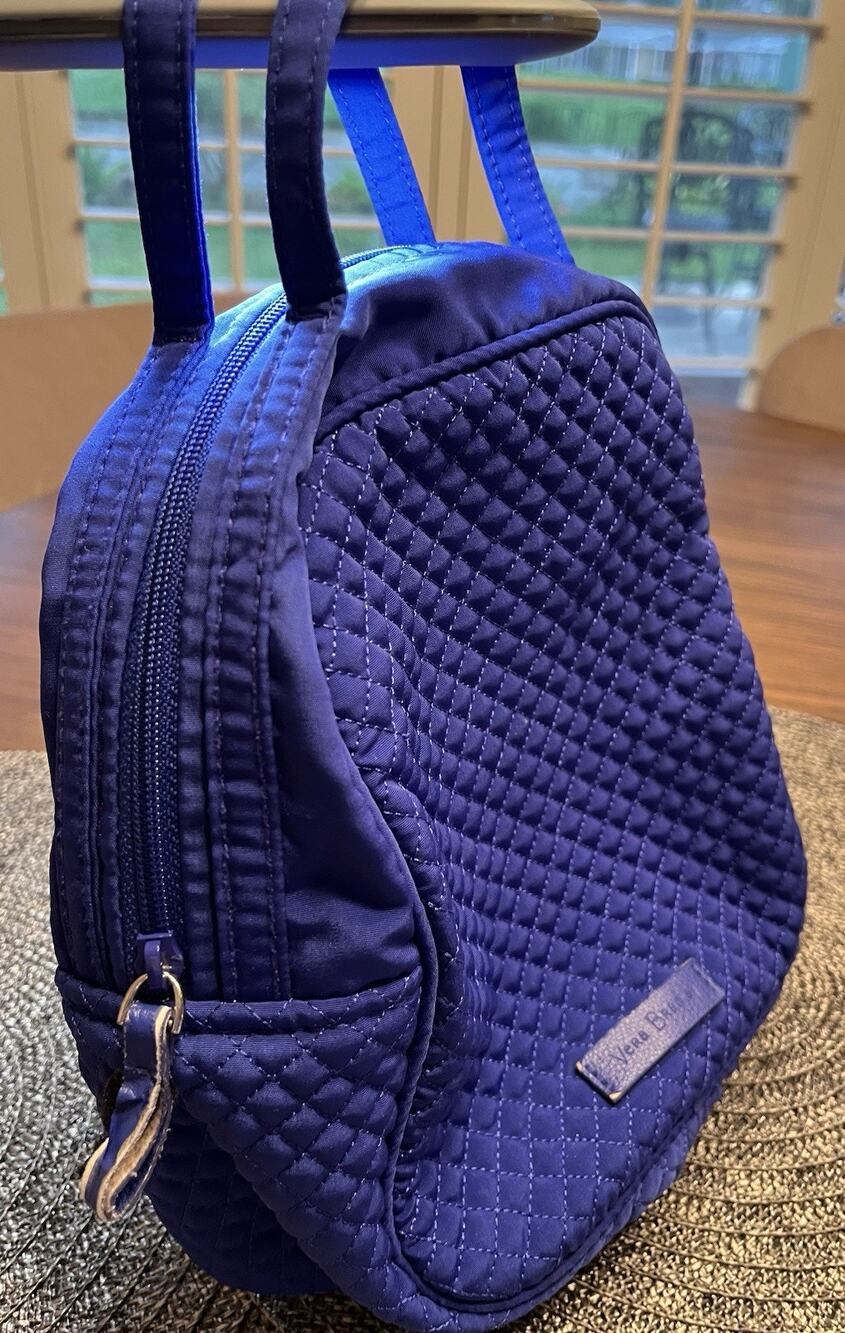 Vera Bradley Solid Royal Blue Mini Purse